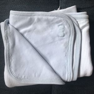 Baby Gap Receiving Blanket Blue Stripes